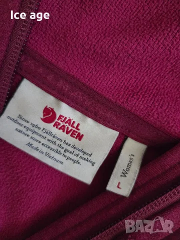 FJALLRAVEN abisko trail Fleece дамско горнище размер Л , снимка 3 - Блузи с дълъг ръкав и пуловери - 55978130
