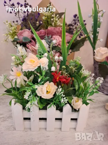 Уникални букети и сувенири с вечни цветя, снимка 4 - Ръчно изработени сувенири - 49809351