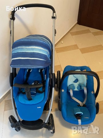 Детска количка Maxi-Cosi Stella в комлект с кош за бебе Pebble, снимка 3 - Детски колички - 41890729