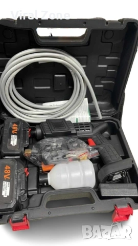 Акумулаторна водоструйка с 2 батерии 48V, снимка 5 - Парочистачки и Водоструйки - 53278360