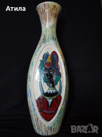 ваза ръчно рисувана 32 см