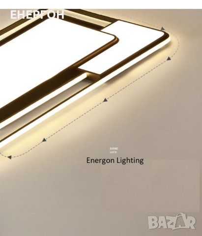 Луксозна LED ГОЛЯМА  лампа висок клас плафон димируема три цвята , снимка 3 - Лампи за таван - 41706384