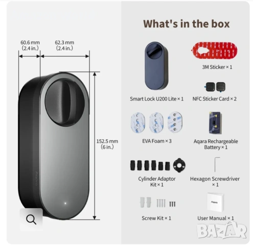 ‼️‼️Aqara Smart Lock U200 Lite - MОСТРА ‼️