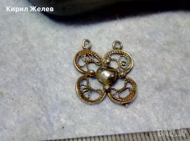 СТАРИННА ФИЛИГРАННА СРЕБЪРНА ВИСУЛКА НАКИТ УКРАШЕНИЕ СРЕБРО ВИСОКА ПРОБА РЪЧНА ИЗРАБОТКА 29073, снимка 10 - Антикварни и старинни предмети - 49522644