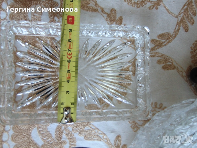 Лот кристал, снимка 9 - Чинии - 52262082
