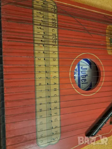 Цитра музикален инструмент, стара, снимка 4 - Струнни инструменти - 48134477