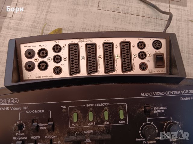 Аудио/Видео център VHS,SVHS,video 8,HI 8, снимка 4 - Плейъри, домашно кино, прожектори - 42070359