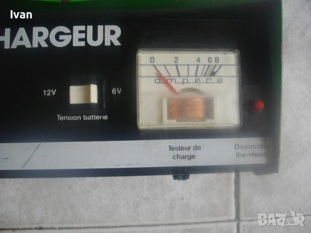 Немско 12 Волта Акумулаторно Зарядно-Старо Качество-Отлично-0-8 Ампера-Масивно-1кг-Einhell Chargeur, снимка 8 - Други инструменти - 44817407