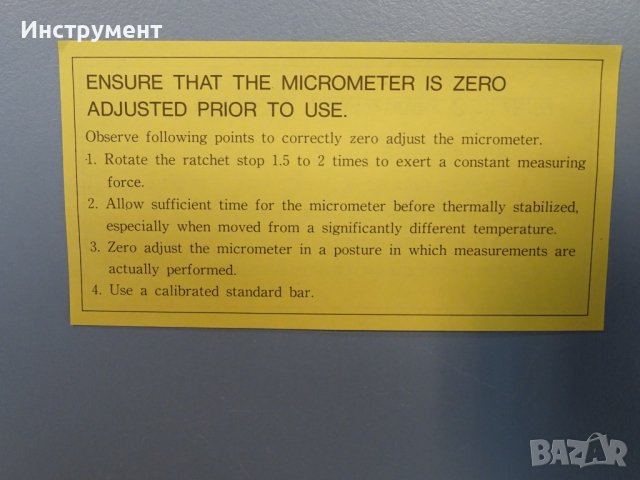 Микрометър резбомер Mitutoyo 126-127 (TMC-75) 50-75 mm, снимка 8 - Шублери - 41227044