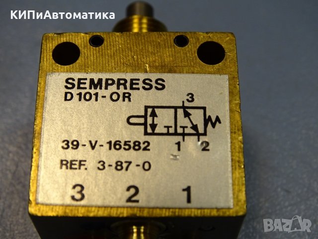 Пневматичен изключвател Sempress D101-OR pneumatic micro valve, снимка 6 - Резервни части за машини - 35891332