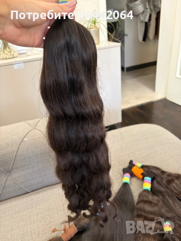 Естествена коса в различни цветове, снимка 3 - Продукти за коса - 52424077