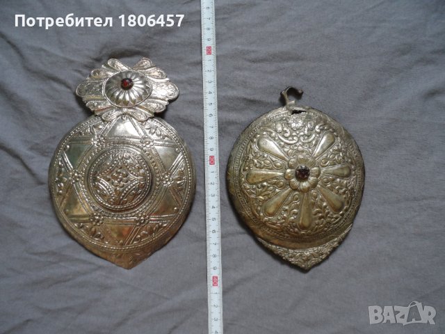 сребърни пафти, снимка 3 - Антикварни и старинни предмети - 41565801
