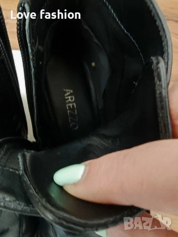 Черни боти от естествена кожа , снимка 10 - Дамски боти - 51474122