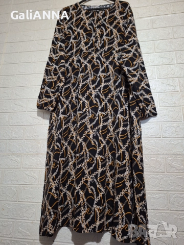 СТРАХОТНА РОКЛЯ ЕФЕКТЕН ДЕСЕН 2XL-3XL, снимка 5 - Рокли - 51476893