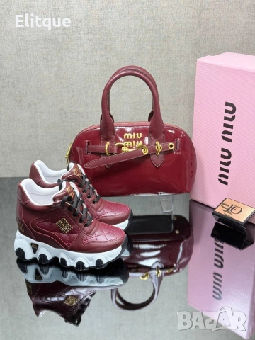 дамски маратонки на платформа miu miu Tommy Hilfiger Gucci , снимка 16 - Маратонки - 52612319