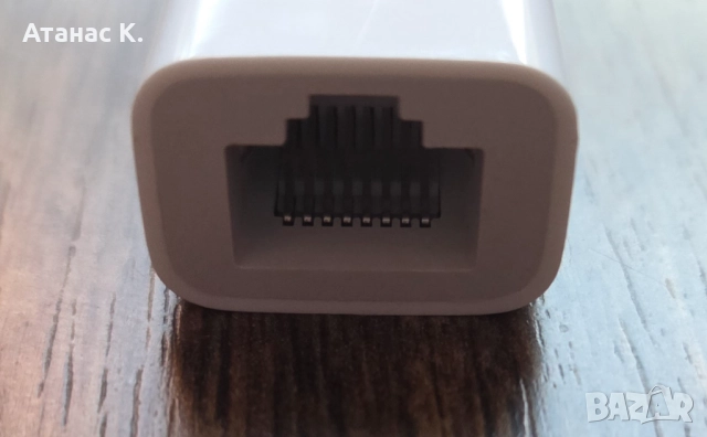 Адаптер: Apple A1433 - Thunderbolt -> LAN (RJ45), снимка 6 - Кабели и адаптери - 52737633