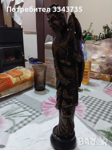 Китайска статуетка,изобразяваща рибар,често свързана с добър късмет., снимка 7 - Колекции - 53194359