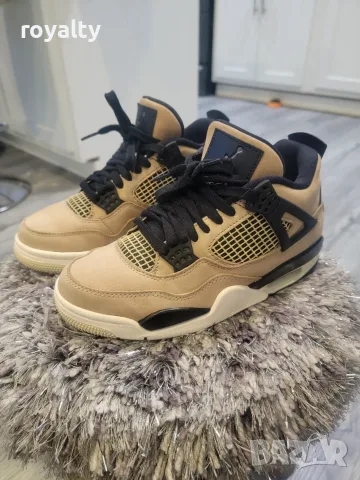 Nike air jordan 4 Нови Маратонки Найк Цвят - Бежево с Кутия 