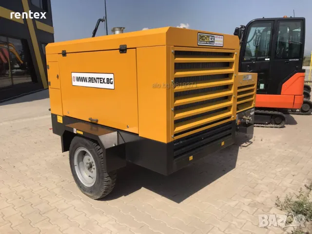 Компресор дизелов 13м3/15bar ПОД НАЕМ от Рентекс, снимка 4 - Други услуги - 50377701