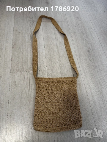 Ръчно плетена чанта през рамо