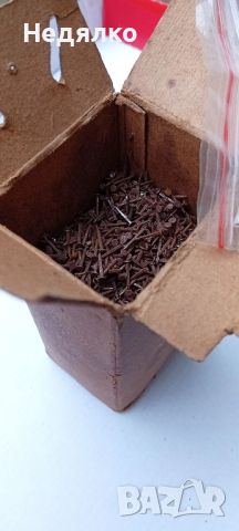 9000 бр гвоздеи,пирони,нови,1930г, снимка 4 - Антикварни и старинни предмети - 44557547