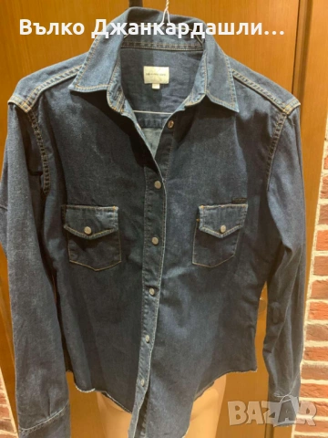 Риза деним Calvin Klein Jeans, размер М, снимка 3 - Ризи - 53768571