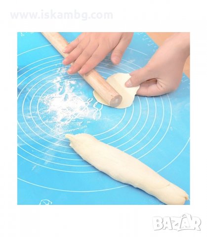 СИЛИКОНОВА ПОДЛОЖКА ЗА МЕСЕНЕ, ТОЧЕНЕ И ПЕЧЕНЕ 60Х40 СМ. - код 2156 , снимка 4 - Други - 33948407