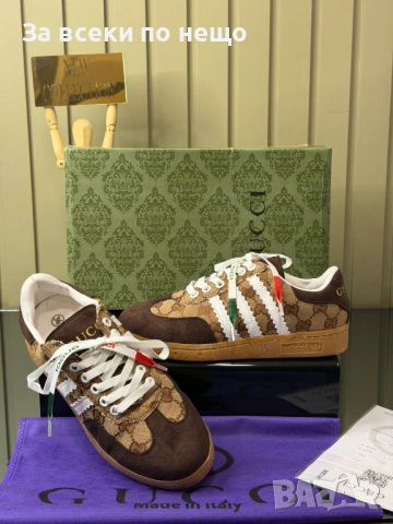 Gucci Adidas Дамски Маратонки👟Дамски Спортни Обувки Гучи Адидас - Различни Цветове Код SK869, снимка 8 - Маратонки - 53226649