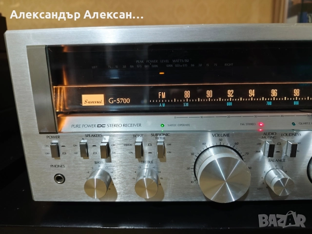 Sansui G-5700, снимка 5 - Ресийвъри, усилватели, смесителни пултове - 52738801