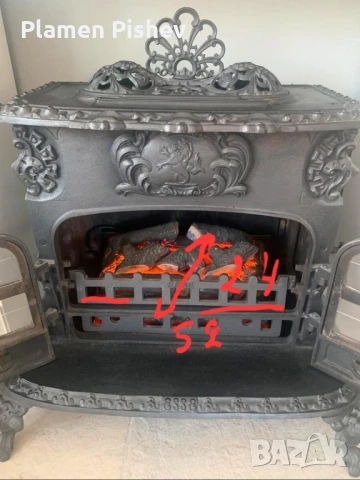 Чугунена камина, снимка 3 - Други стоки за дома - 50679190