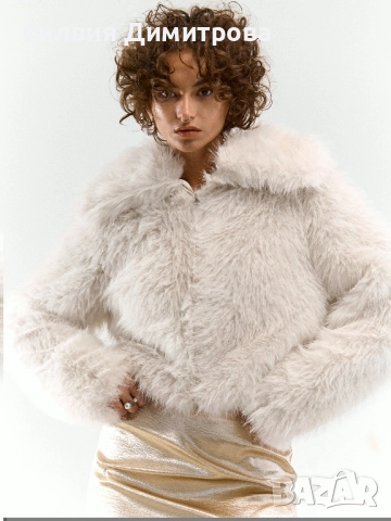 Зимно палто от изкуствен косъм, снимка 2 - Палта, манта - 51951207