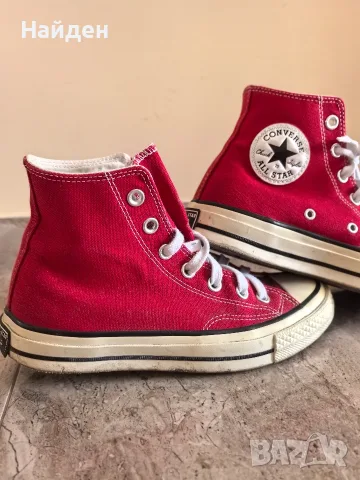 Червени Converse кецове Chuck Taylor 70, размер 37, снимка 6 - Кецове - 55751719