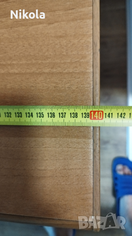 Бюро голямо  - офис маса 140/80/73см цвят дъб, снимка 5 - Бюра - 44643072