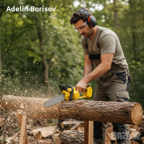 Комплект акумулаторна резачка 30см с маслен филтър и дисплей 36V8A, снимка 3 - Други инструменти - 53781100