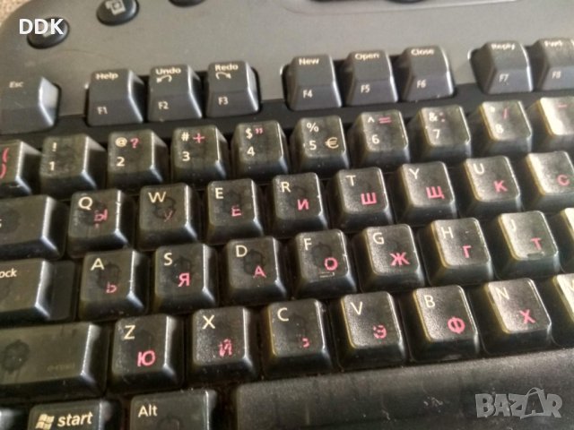 Microsoft-мултимедийна безжична клавиатура+ предавател , снимка 6 - Клавиатури и мишки - 39315543