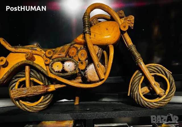 Дървен мотор - макет - декорация