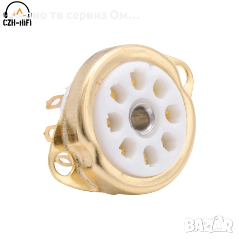 цОКЪЛ ЗА РАДИОЛАМПА КЕРАМИЧЕН 7/8/9 ПИНА, снимка 3 - Аудиосистеми - 53333828