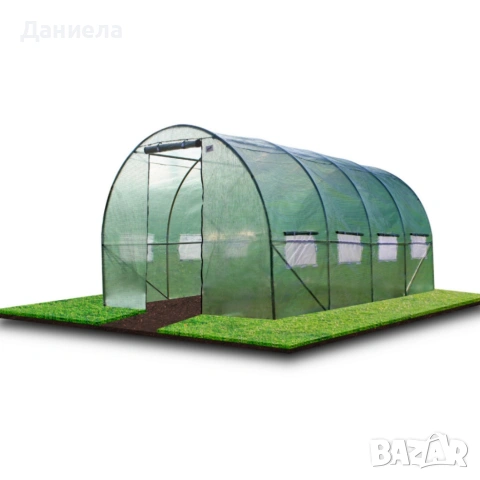 Градиснка оранжерия със стабилна конструкция - перфектен микроклимат за вашите растения - 6 х 3 х 2м, снимка 4 - Други стоки за дома - 53614582