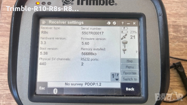 GNSS приемник Trimble R8s, снимка 8 - Други инструменти - 53777874