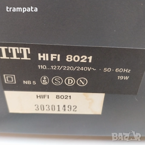 НАЙ ДОБРАТА ОФЕРТА Касетен дек ITT hifi 8021, снимка 7 - Декове - 52627916
