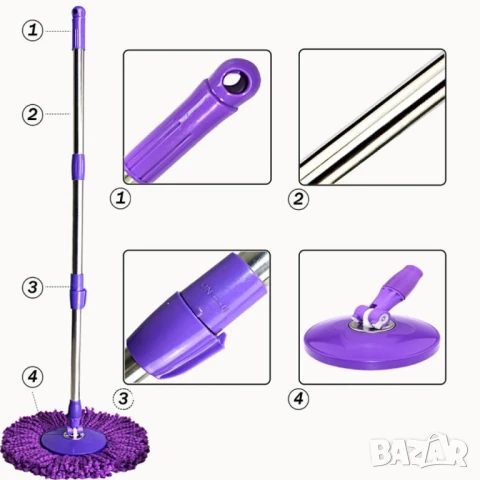 Моп за почистване на под  , снимка 10 - Мопове, кофи, четки и метли - 50977290