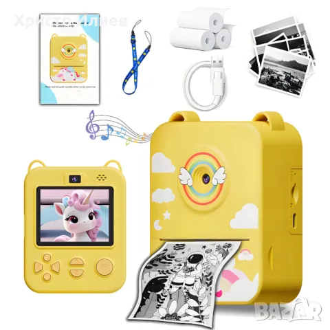 Дигитален фотоапарат детска камера за моментални снимки