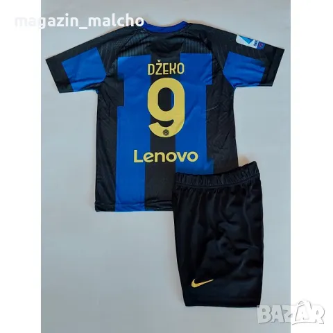 ДЕТСКИ ФУТБОЛЕН ЕКИП - NIKE FC INTER MILANO DZEKO 9; размери: 128, 152 и 164 см. , снимка 2 - Футбол - 33108405