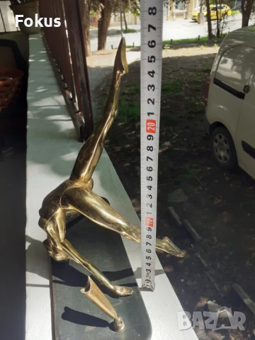 Стара антикварна мастилница със статуетка на балерина фигура, снимка 5 - Антикварни и старинни предмети - 50966150