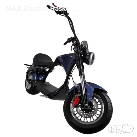 Електрически чопър HARLEY-DAVIDSON Blue 2500W/60V/20AH, снимка 2 - Мотоциклети и мототехника - 44659735