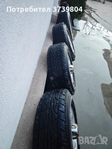 Джанти с гуми 6х139,7 *107,1*j7.5 et 5*15 ки * 235/75/15, снимка 4 - Гуми и джанти - 53623647