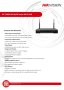 2x Антени WiFi NVR Wireless 2.4GHz Hikvision DS-7104NI-K1/W/M 4 Канален FULL HD 4MPx IP Камери H265+, снимка 2