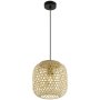 Висяща бамбукова лампа, снимка 1 - Лампи за таван - 41408843