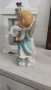 Винтидж порцеланов ангел с акордеон Vintage Angel Musician Playing Accordion Figurine , снимка 4