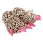 Дамски 3D пантофи Звяр Леопард с нокти , снимка 1 - Пантофи - 42342176